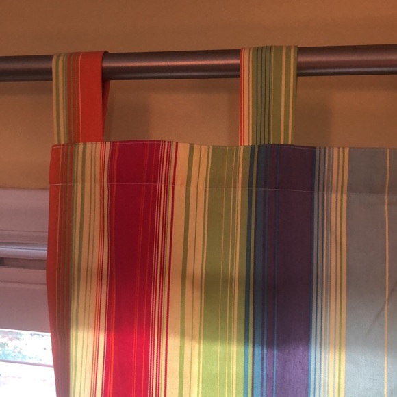 Colorful Striped Drapes by Wamsutta - Picture 2 of 7